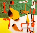 Figures in Front of a Metamorphosis Joan Miro